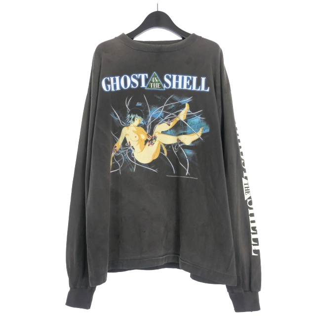 【中古】未使用品 セントマイケル SAINTMICHAEL 24AW ILYA GITS GS_LS TEE 攻殻機動隊 ロングスリーブTシャツ L 黒の通販は 32,175円