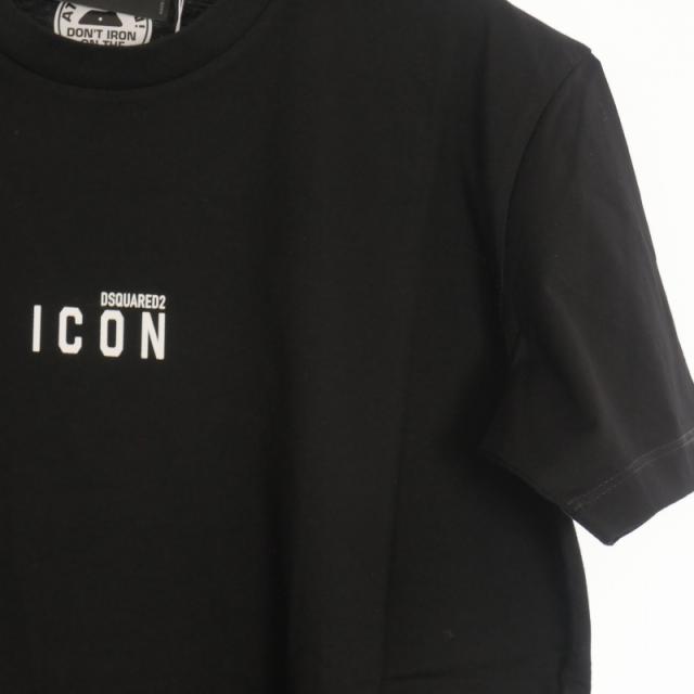 中古】未使用品 ディースクエアード DSQUARED2ミニロゴ クルーネックT