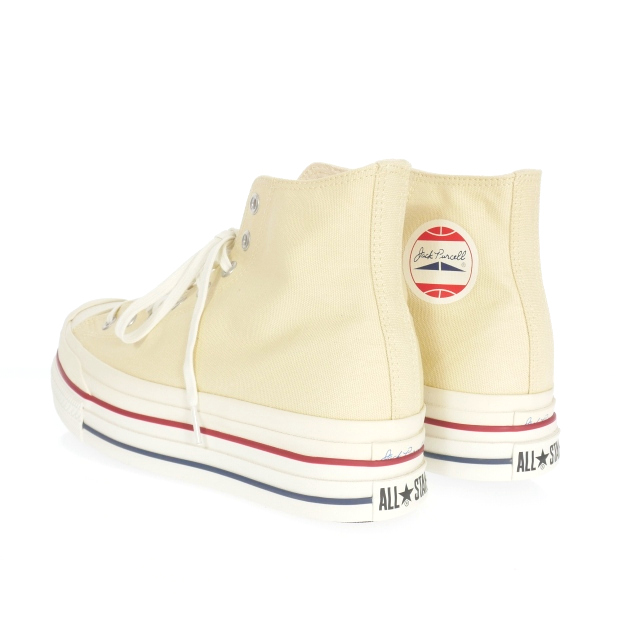 【中古】コンバース CONVERSE ×ダブレット doublet 25SS スニーカー 靴 US8 26.5cm アイボリー 25SS59FT59 メンズ