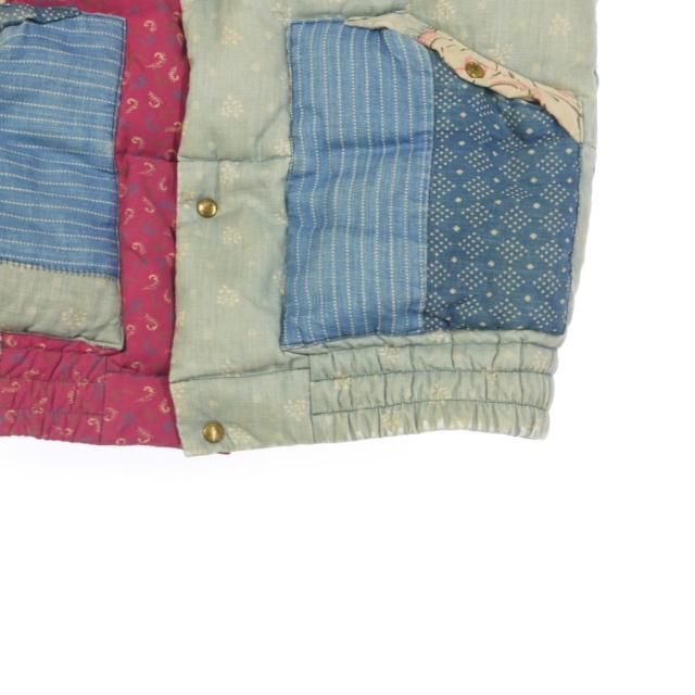 中古】ビズビム VISVIM Insulator Down Vest パッチワークダウン
