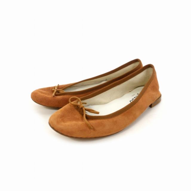 repetto バレエシューズ フラットシューズ ブラウン キャメル 38