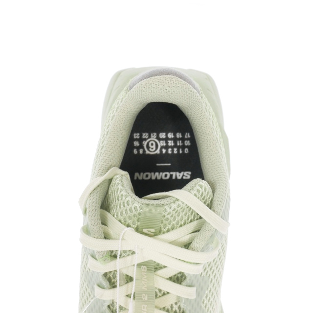 【中古】未使用品 エムエムシックス メゾンマルジェラ MM6 × SALOMON 25SS  スニーカー 43 1/3  ライトグリーン 中古】未使用品 エムエムシックス メゾンマルジェラ MM6 × SALOMON