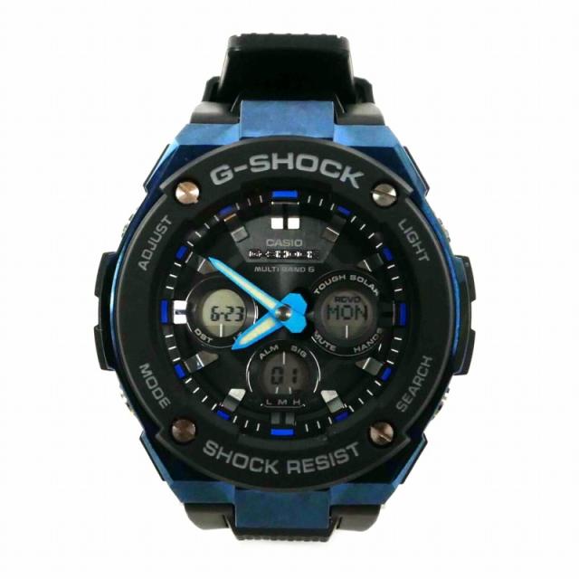 美品】G-SHOCK ジーショック ブルー GST-W300G 箱付き 【公式通販】