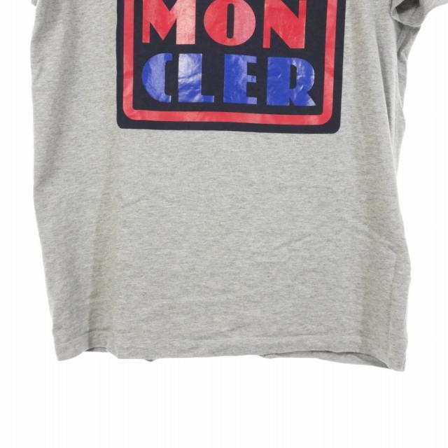 中古】モンクレール MONCLER マリア Tシャツ 半袖 L グレー C-SCOM-19