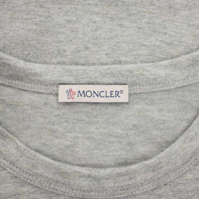 中古】モンクレール MONCLER マリア Tシャツ 半袖 L グレー C-SCOM-19