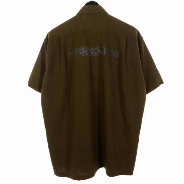 【中古】ネイバーフッド NEIGHBORHOOD 90S 初期 シャツ 半袖 L ブラウン 茶 メンズ