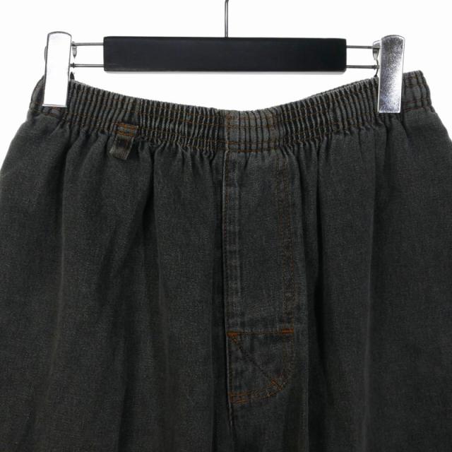 【中古】ステューシー STUSSY アメリカ製 ジョーツ ショーツ ショートパンツ ハーフパンツ デニム M ブラック 黒_2