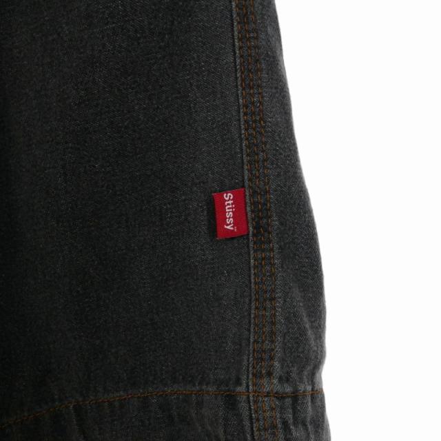 【中古】ステューシー STUSSY アメリカ製 ジョーツ ショーツ ショートパンツ ハーフパンツ デニム M ブラック 黒_4
