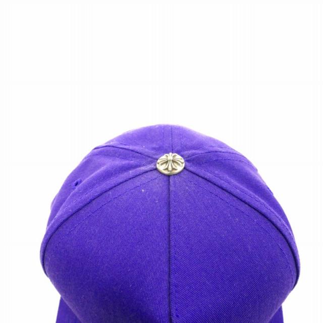 レシート付CHROME HEARTS 紫 キャップ　クロムハーツ　CH CHROME HEARTS クロムハーツ CH ベースボール キャップ パープル