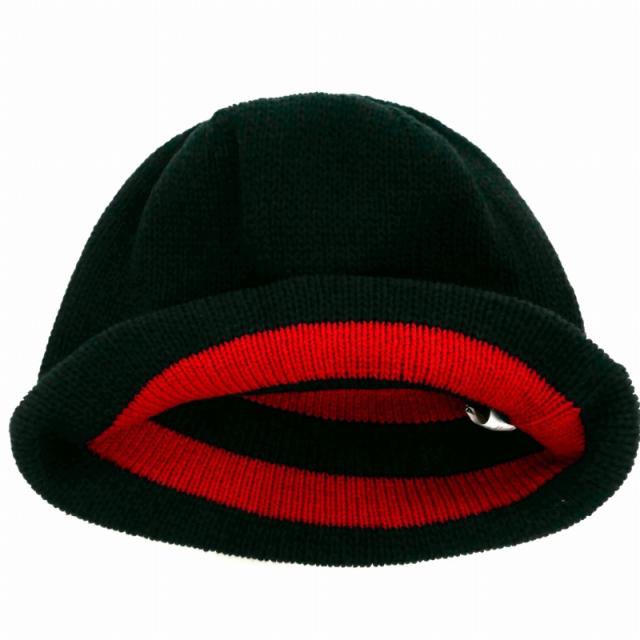 number (n)ine ナンバーナイン バルーン ストライプ ニット帽 中古