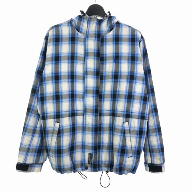 【中古】ステューシー STUSSY × ネイバーフッド NEIGHBORHOOD オンブレチェック マウンテンパーカー ジャケット 上着