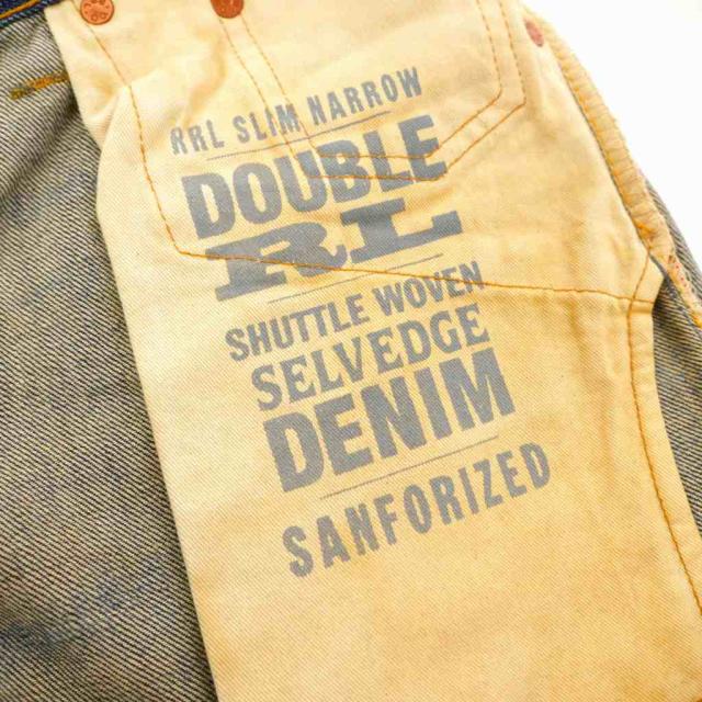 中古】ダブルアールエル RRL SLIM NARROW SHUTTLE WOVEN スリムナロー
