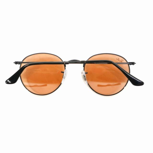 中古】レイバン RAY BAN ラウンドメタル サングラス メガネ ブラック