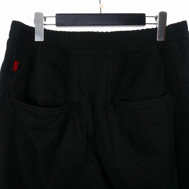 【中古】カタリスト CVTVLIST 23SS 裾スナップ ロゴ刺? パンツ スラックス 2 ブラック 黒 2301010403 中古】カタリスト CVTVLIST 23SS 裾スナップ ロゴ刺? パンツ