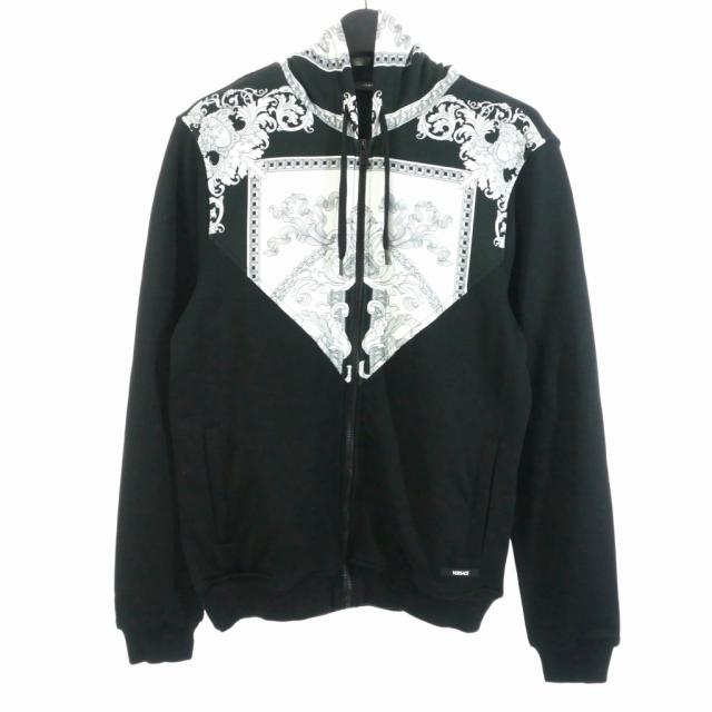 美品 ヴェルサーチ Versace ラ メドゥーサ フーディ パーカー