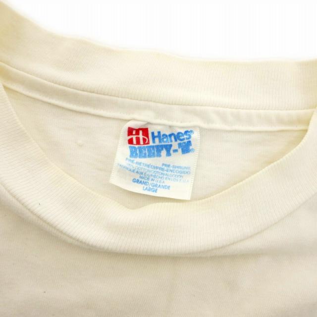 【中古】ラストオージーツー LAST ORGY 2 90S ヘインズ 1枚タグ オリジナル Tシャツ カットソー 半袖 L ホワイト 白 中古】ラストオージーツー LAST ORGY 2 90S ヘインズ 1枚タグ