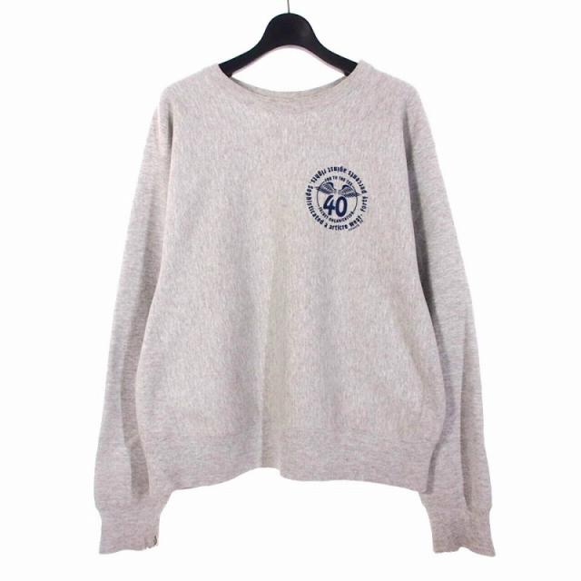 【中古】FPAR FORTY PERCENTS AGAINST RIGHTS 90S CAMBER キャンバー スウェット トレーナー L  グレー メンズ