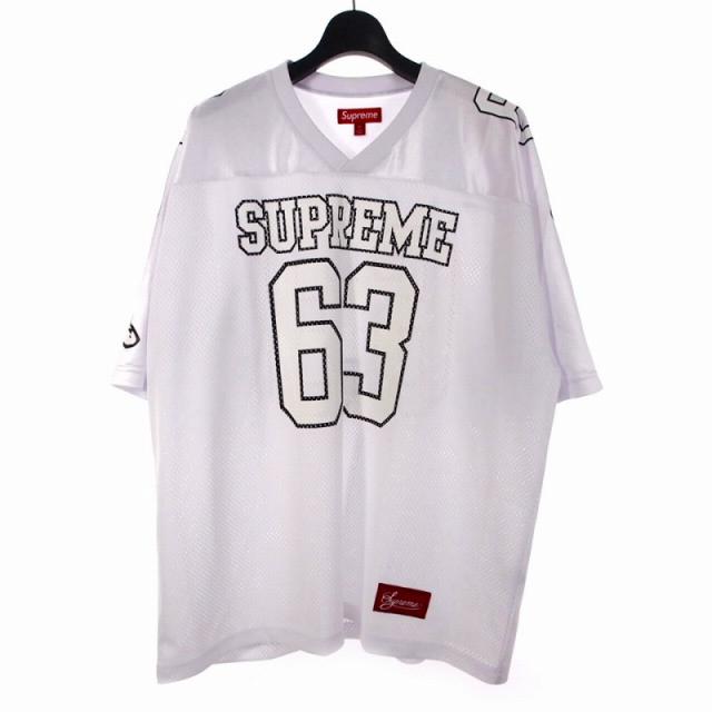 【中古】シュプリーム SUPREME 25AW Bones Football Jersey Tシャツ カットソー 半袖 XL ホワイト 白 メンズ