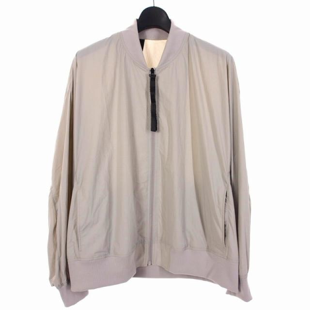 【中古】ミスターハリウッド N.HOOLYWOOD 23SS ナイロンジャケット ブルゾン ジャンパー 38 グレー 2231-BL06-004