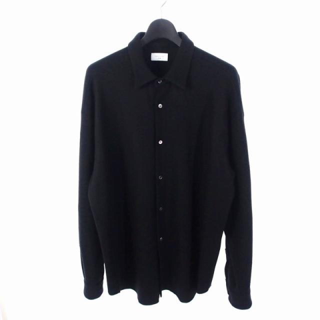 【中古】アンデコレイテッドマン UNDECORATED MAN  Wool Knit Smooth Shirt ウールニットスムースシャツ 長袖 3