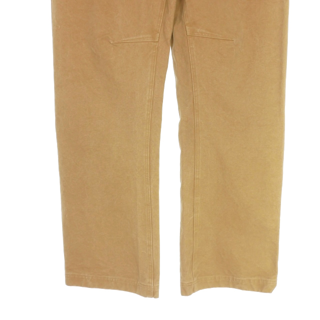 【中古】エンタイアスタジオ entire studio TASK TROUSERS 16.0oz COTTON CANVAS 5ポケット ワークパンツ L ベージュ ES2378 メンズ