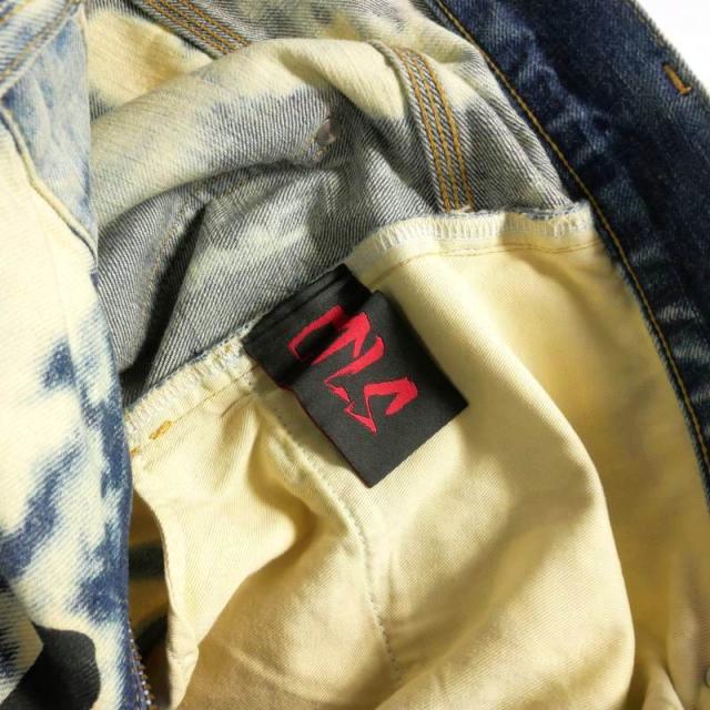 中古】カタリスト ロゴプリント ブリーチデニムパンツ ジーンズ 2