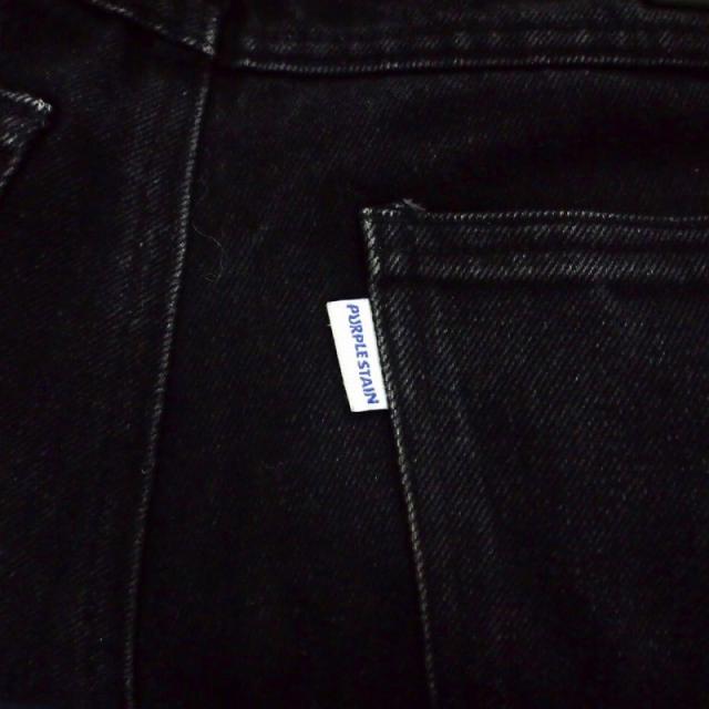 中古】パープルステイン PURPLE STAIN Spray Logo Denim Pants デニム