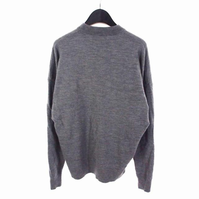 【中古】ジェイダブリューアンダーソン JWアンダーソン J.W.ANDERSON JWA Crewneck Jumper ニット セーター M ライトグレー メンズ