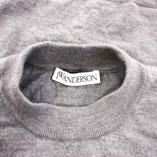 【中古】ジェイダブリューアンダーソン JWアンダーソン J.W.ANDERSON JWA Crewneck Jumper ニット セーター M ライトグレー メンズ