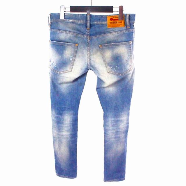 中古】ディースクエアード DSQUARED2 ダメージスキニー デニム
