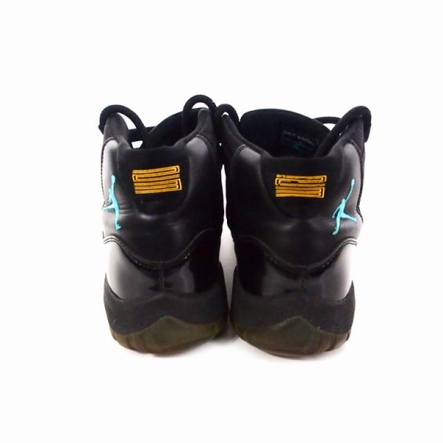 【中古】ナイキ NIKE Air Jordan 11 "Gamma" スニーカー シューズ US10 28?p ブラック 黒 378037 006 メンズ