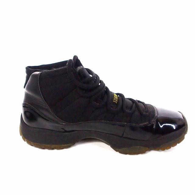 【中古】ナイキ NIKE Air Jordan 11 "Gamma" スニーカー シューズ US10 28?p ブラック 黒 378037 006 メンズ