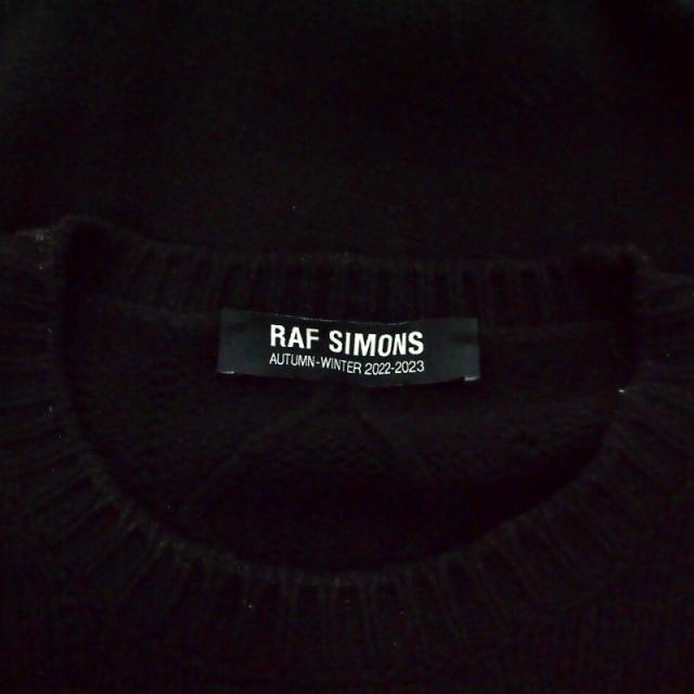 中古】ラフシモンズ RAF SIMONS 22AW Loose Fit Braid Relief Printed
