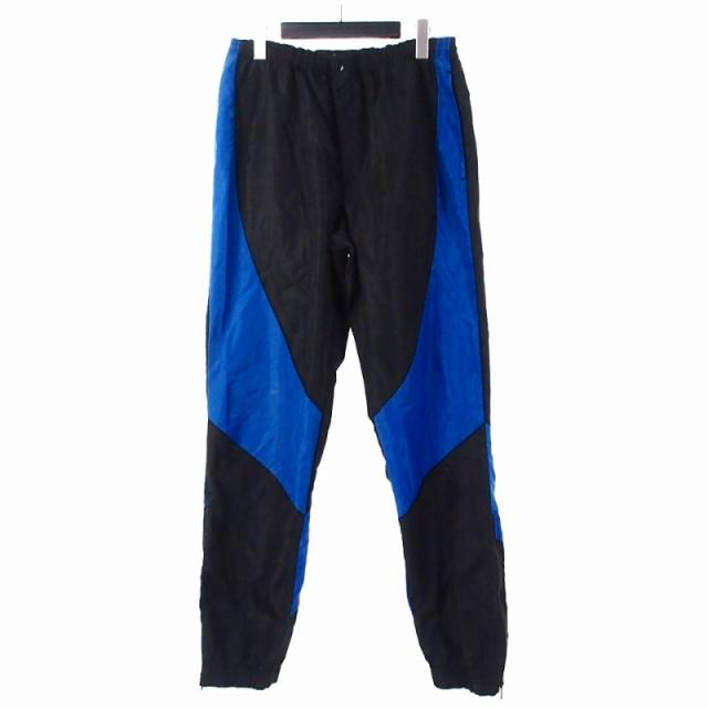 【中古】ナイキ NIKE 80S ジョーダン1 オリジナル ナイロンパンツ ロイヤル L ブラック/ブルー メンズ