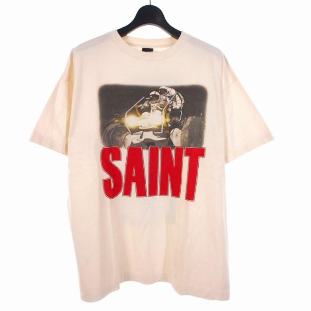 【中古】セントマイケル SAINTMICHAEL 24SS FREEDOM TEE Tシャツ カットソー 半袖 XL ホワイト 白 SM-YS8-0000-C20