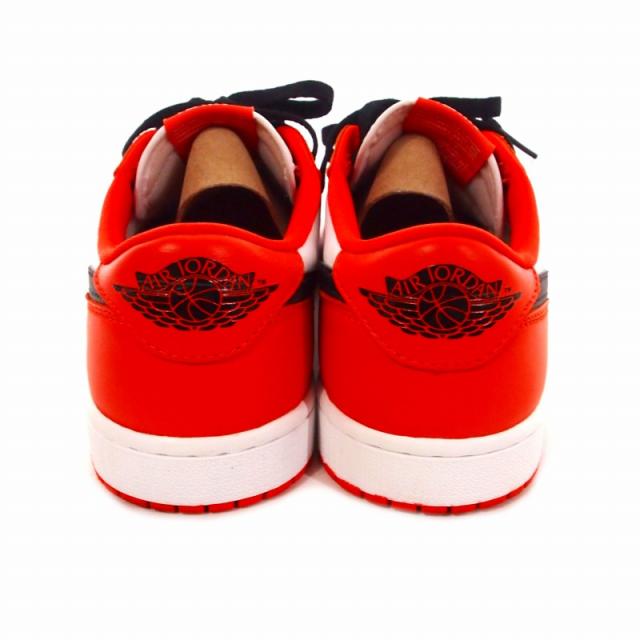 【中古】ナイキ NIKE Air Jordan 1 Low OG "Starfish" スニーカーシューズ US9.5 27.5?p オレンジ/ブラック/ホワイト
