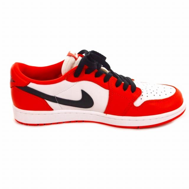 【中古】ナイキ NIKE Air Jordan 1 Low OG "Starfish" スニーカーシューズ US9.5 27.5?p オレンジ/ブラック/ホワイト