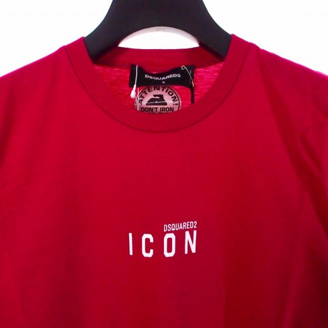 【中古】未使用品 ディースクエアード DSQUARED2 22SS ICON MINI LOGO Ｔシャツ カットソー 半袖 S ピンク S80GC0009 レディース_2