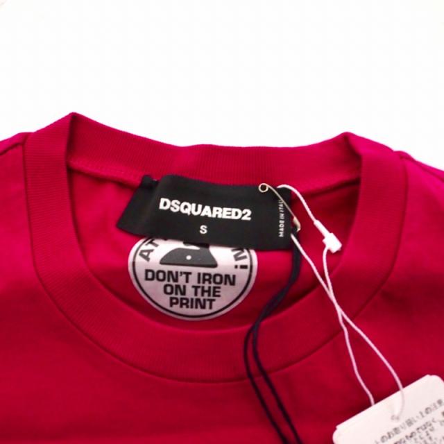 【中古】未使用品 ディースクエアード DSQUARED2 22SS ICON MINI LOGO Ｔシャツ カットソー 半袖 S ピンク S80GC0009 レディース_3