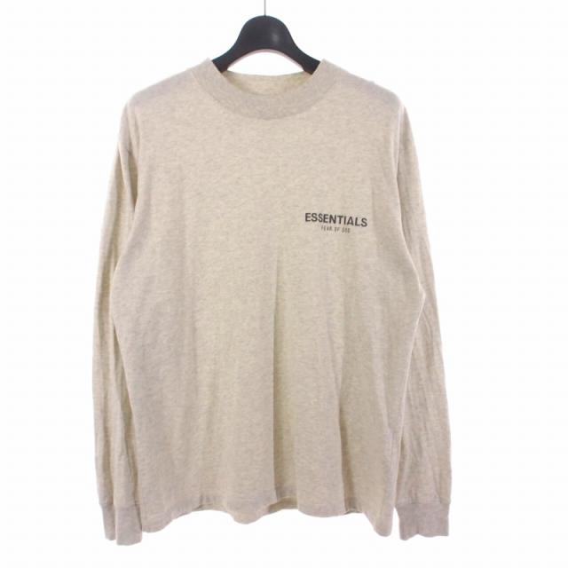 【中古】エフオージー フィアオブゴッド FOG FEAR OF GOD ロングスリーブTシャツ カットソー 長袖 S グレー メンズ