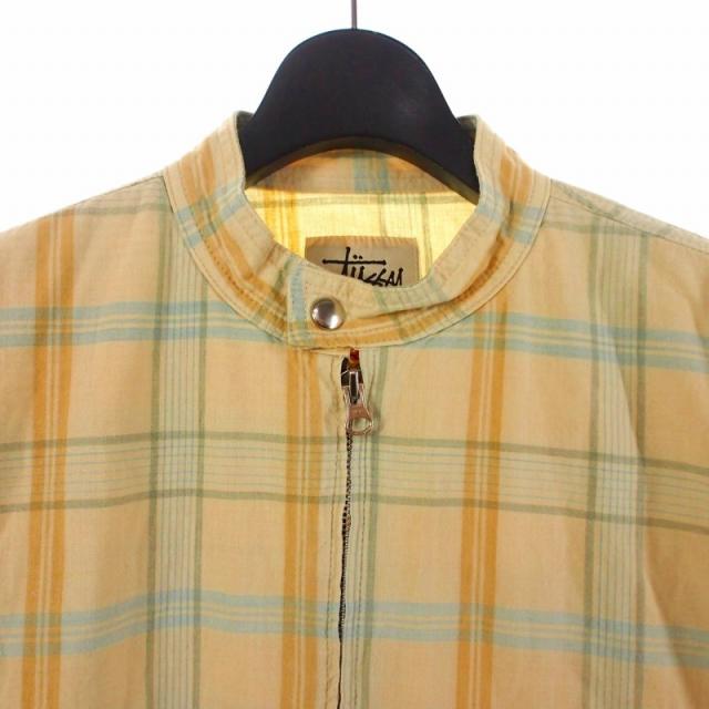 【中古】ステューシー STUSSY OLD 90S アメリカ製 白タグ PLAID CHECK JKT ジャケット ブルゾン S マルチカラー メンズ_2