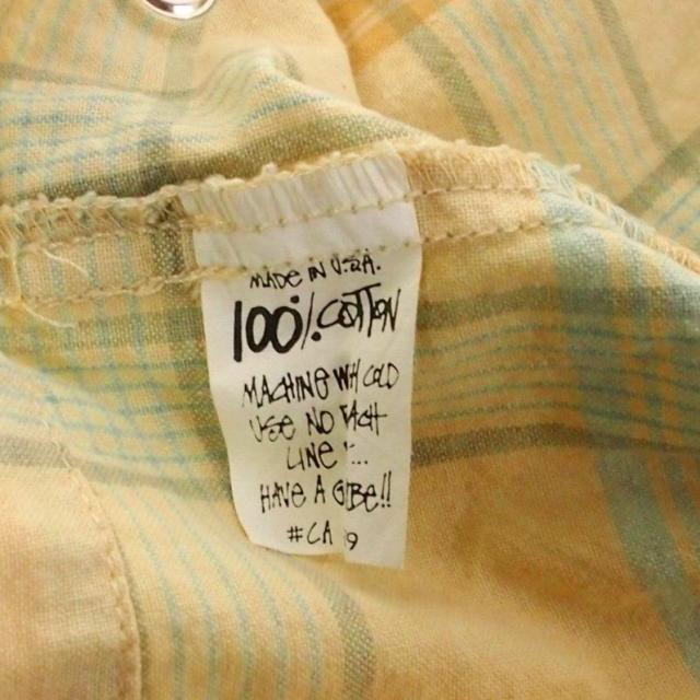 【中古】ステューシー STUSSY OLD 90S アメリカ製 白タグ PLAID CHECK JKT ジャケット ブルゾン S マルチカラー メンズ_5