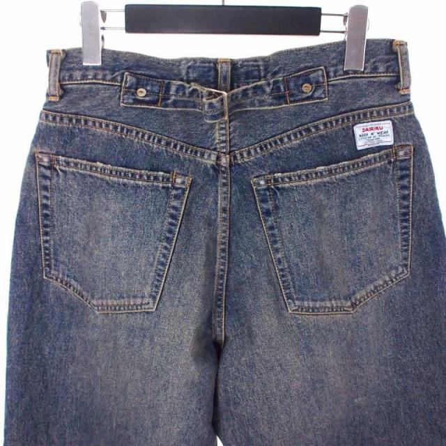 【中古】ダイリク DAIRIKU 25AW "D"Buckle Super wide Denim Pants バックル スーパー ワイド デニム パンツ 27（S）