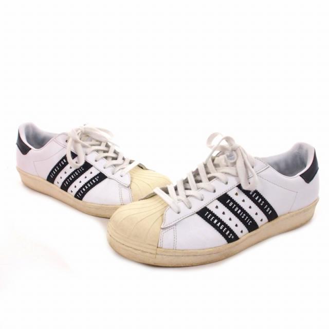 【中古】ヒューマンメイド HUMAN MADE × アディダスオリジナルス adidas Originals Superstar 80s スニーカー 靴 US10 28?p