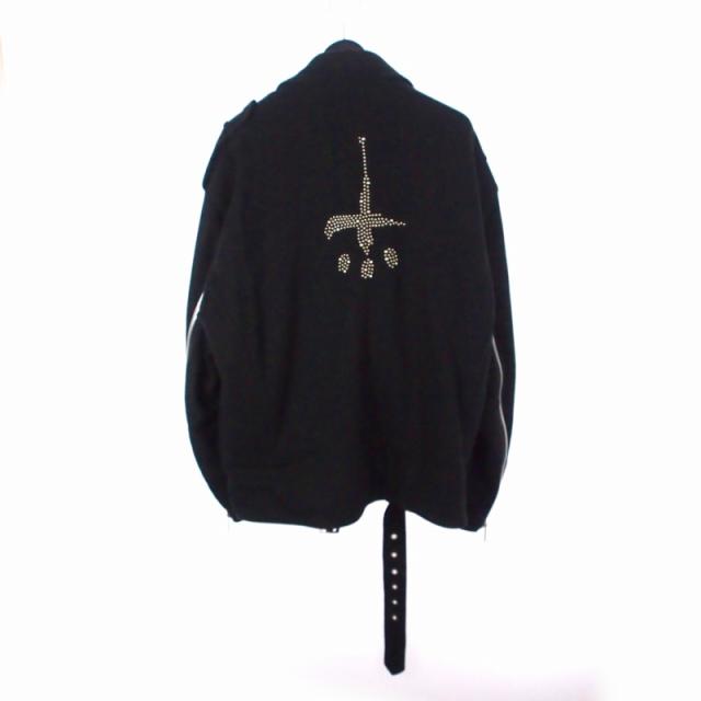 【中古】カタリスト CVTVLIST Cut＆Sew Riders Jacket ライダースジャケット ブルゾン 上着 2 ブラック 黒 2401030101 メンズ