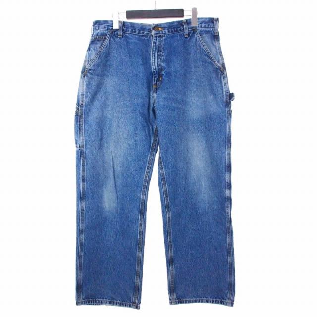 【中古】カーハート carhartt B13 DPS デニム ペインターパンツ ジーンズ W36 L30 インディゴ メンズ