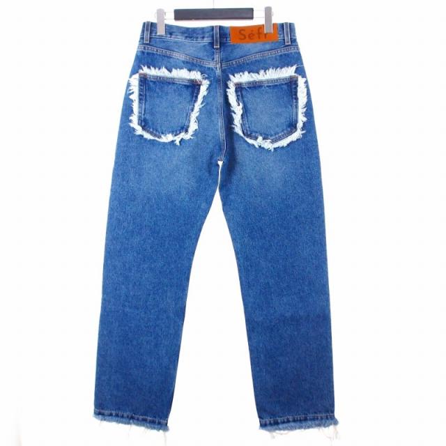 【中古】未使用品 セファ デニムパンツ ジーンズ 31 インディゴ SF-25FWM-048 メンズ_1