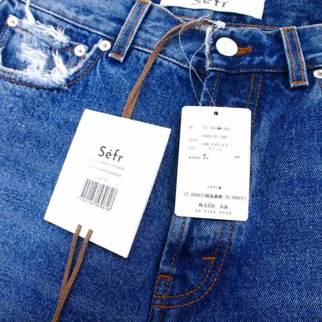 【中古】未使用品 セファ デニムパンツ ジーンズ 31 インディゴ SF-25FWM-048 メンズ_7