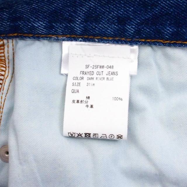 【中古】未使用品 セファ デニムパンツ ジーンズ 31 インディゴ SF-25FWM-048 メンズ_8
