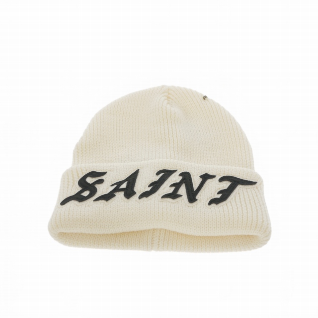 【中古】未使用品 セントマイケル 26SS SAINT KNIT CAP ニットキャップ ビーニー 帽子